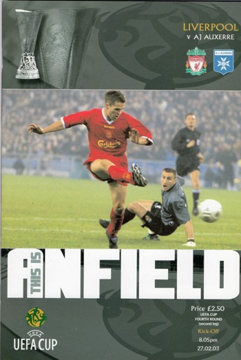 Match programme